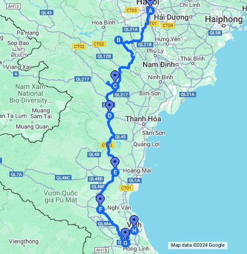 Hướng dẫn lái xe đến TP Vinh, Nghệ An, Việt Nam - Google My Maps 2024 cung cấp cho người dùng các chỉ dẫn chi tiết và chính xác để đến được TP Vinh, Nghệ An. Với dịch vụ này, du khách sẽ tiết kiệm được thời gian và sức lực trong việc tìm đường đi và tránh lạc đường.