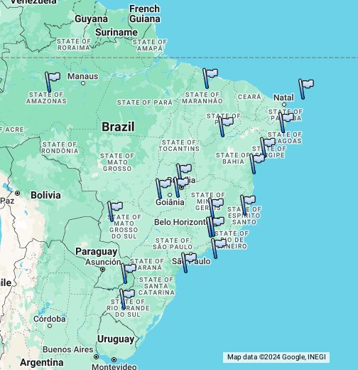 ブラジル世界遺産 - Google My Maps