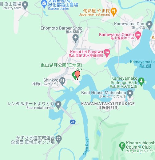 亀山湖 Google My Maps