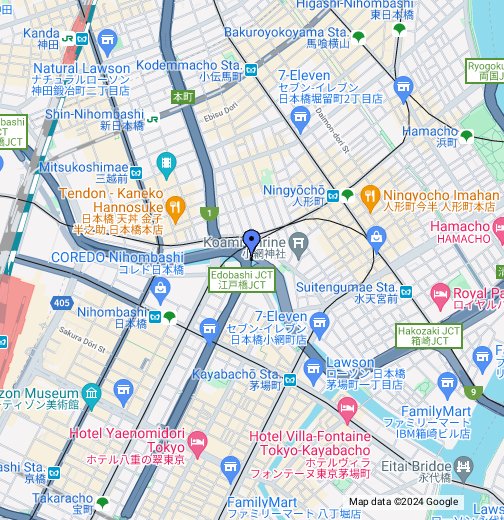 江戸橋jct Google My Maps