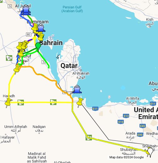 shaybah saudi arabia map