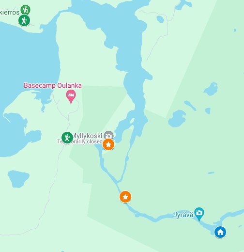 Oulanka National Park | Pieni Karhunkierros Trail - Google My Maps