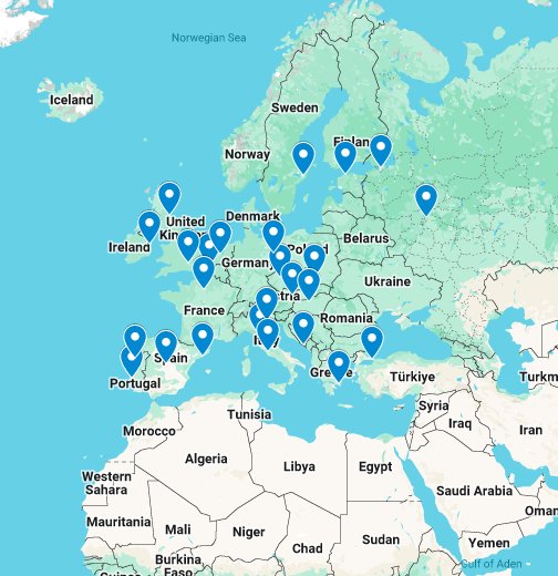 Europa - Google My Maps