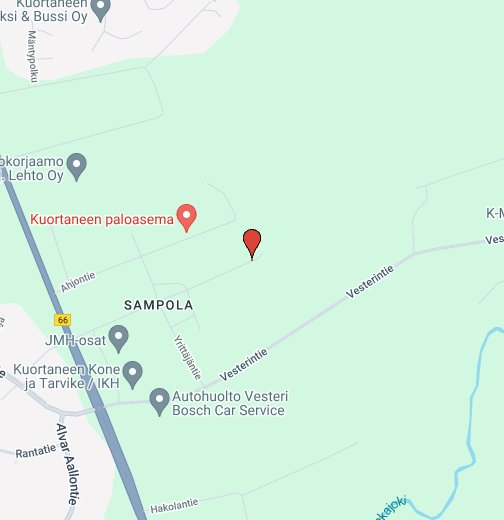 Omakotitalo palaa Kuortaneella - Google My Maps