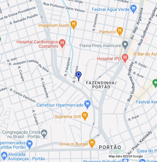 inFlux São Braz curso de inglês Curitiba - Google My Maps