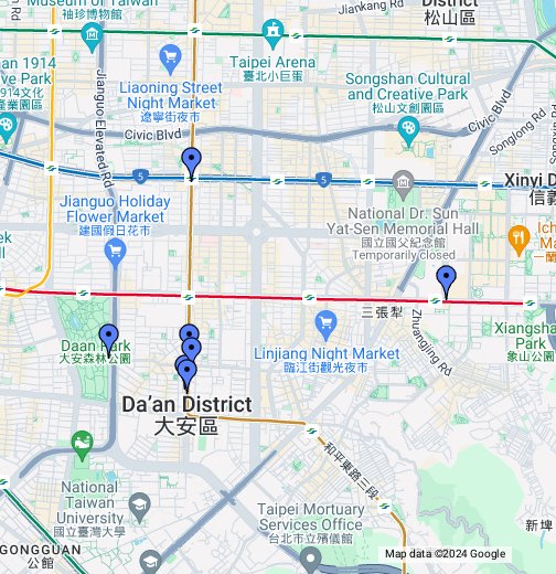 FuXing S. Road, Sec. 2, No. 169 Location - Google My Maps