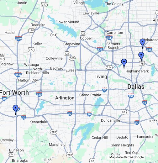 North Park Center in Dallas, TX (Google Maps)