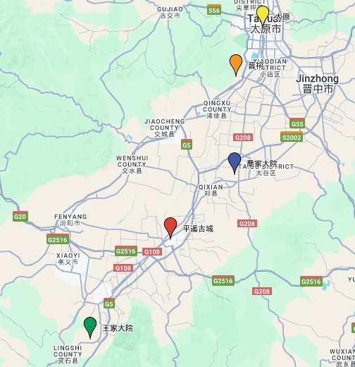 太原山西省- Google My Maps