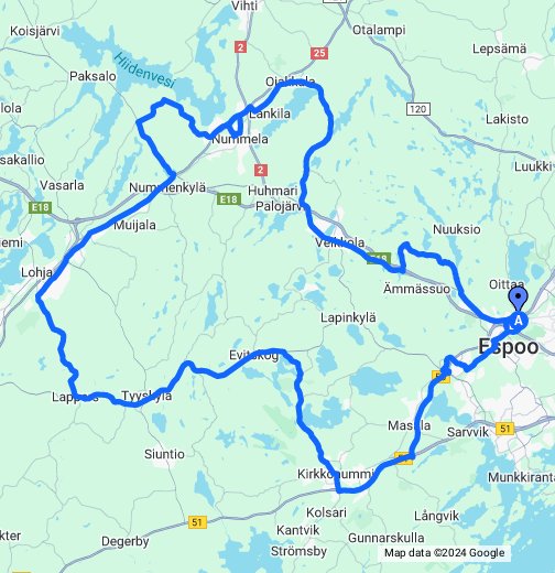 P-Ojakkala-Lohja - Google My Maps