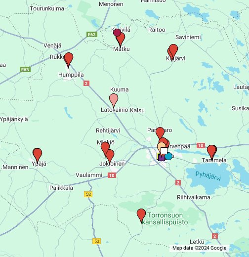 Uskonnot kartalla - Forssan seutukunta - Google My Maps