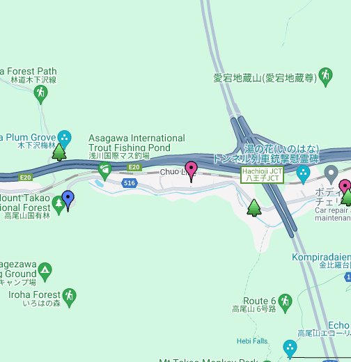 高尾山 - Google My Maps