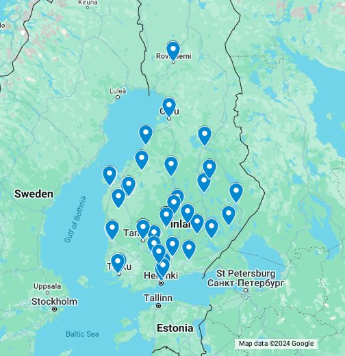 Suomen kesäfestarit 2017 - Google My Maps
