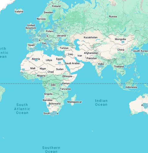 Google Maps World