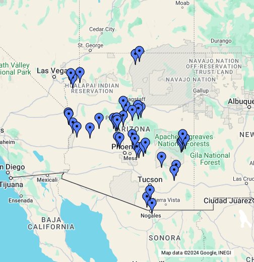 Arizona Fishing Spots - Google My Maps
