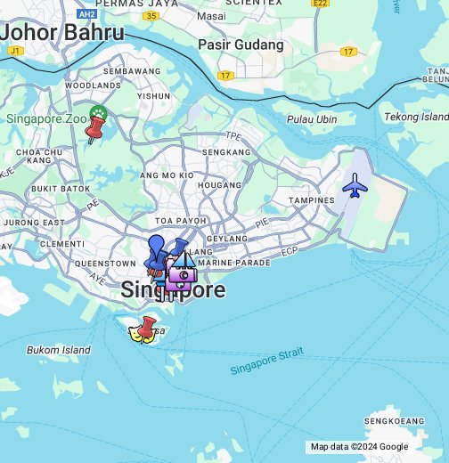 singapore capital map