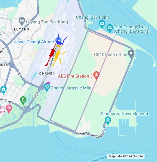 Indoor Map  Getting Around Singapore Changi Airport