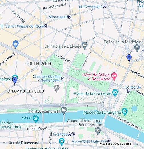 Galeries Lafayette - Google My Maps