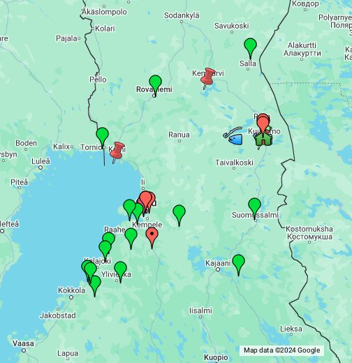 WILD FOOD LÄHIRUOKA KARTTA - Google My Maps