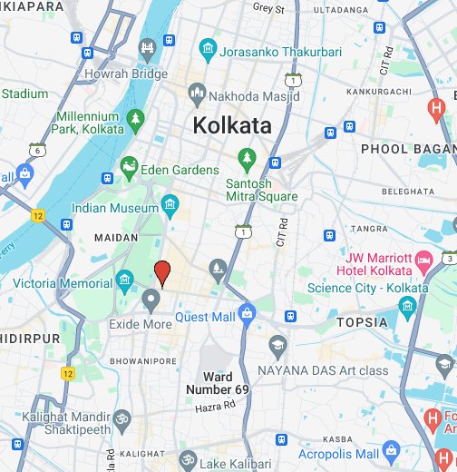 kolkata science city map