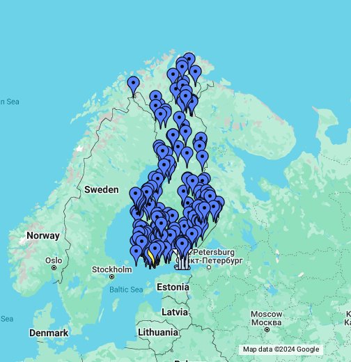Konstantin's Finland - Google My Maps