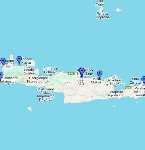 Heraklion & Crete Surf Map - Google My Maps