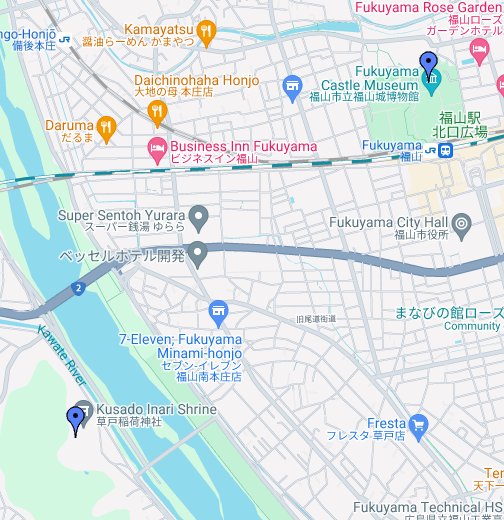 福山城- Google My Maps