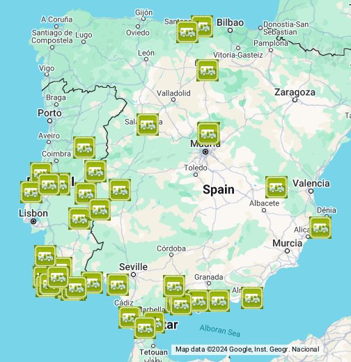 Portugal, Espanha e França - Google My Maps