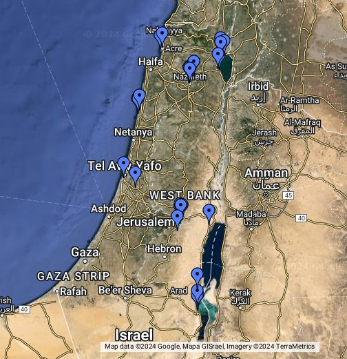 イスラエル - Google My Maps