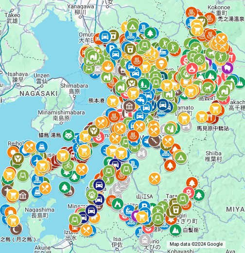 熊本觀光地圖- Google My Maps