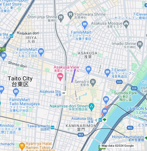 浅草 ひさご通り商店街 - Google My Maps