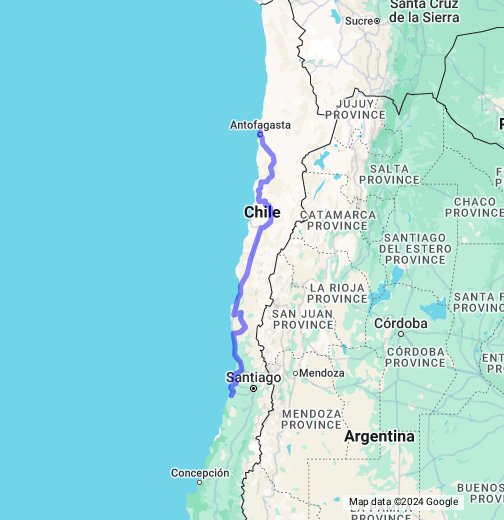 South America - Google My Maps