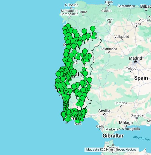Portugal mapa turístico - mapa Turístico de Portugal (Europa do