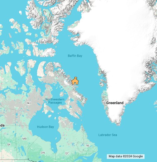 baffin island world map
