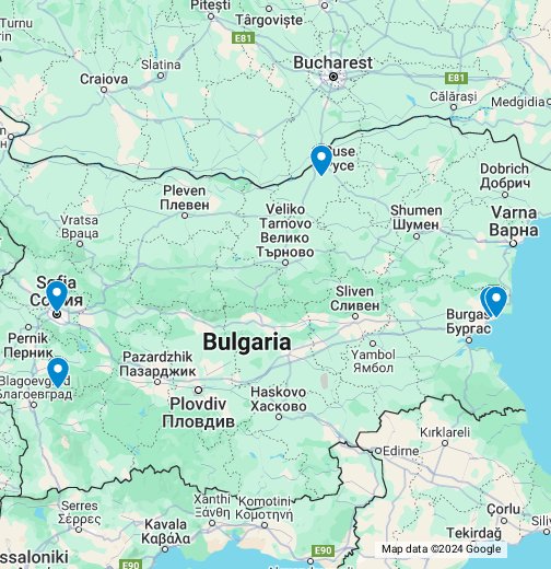 ブルガリアの地図 - Google My Maps