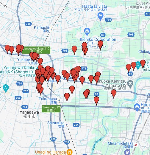 柳川市三橋町 - Google My Maps