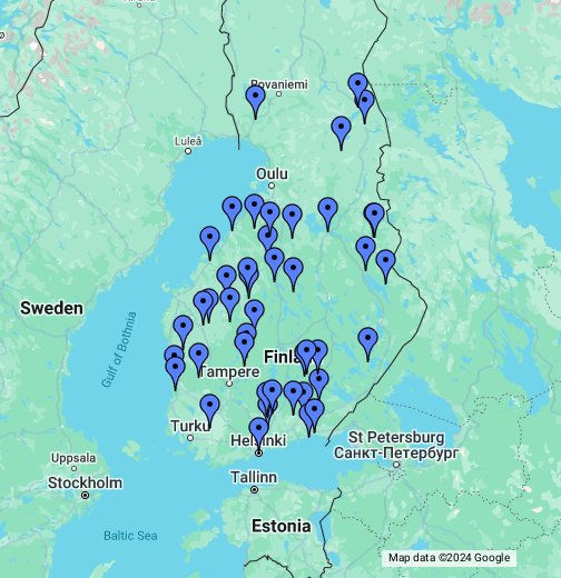 Suomen Sahat - Google My Maps