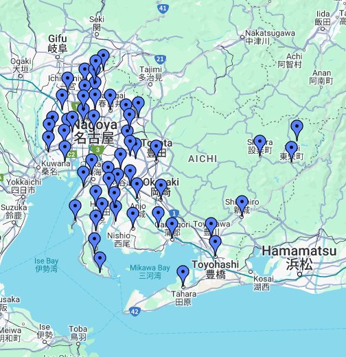 愛知県の地図 - Google My Maps