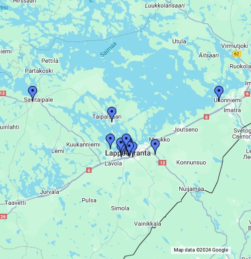 i+ locations Lappeenranta Region - Google My Maps