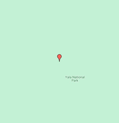 yala national park map