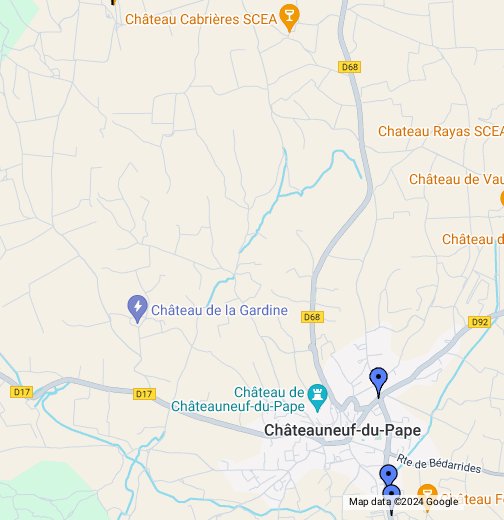 Chateauneuf Du Pape Google My Maps