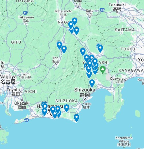 ゆるキャン 舞台探訪 聖地巡礼 マップ Google My Maps
