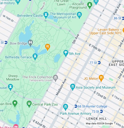 Google Map of New York City, New York, USA - Nations Online Project