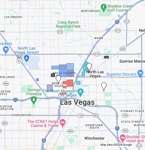 Las Vegas California Trip - Google My Maps