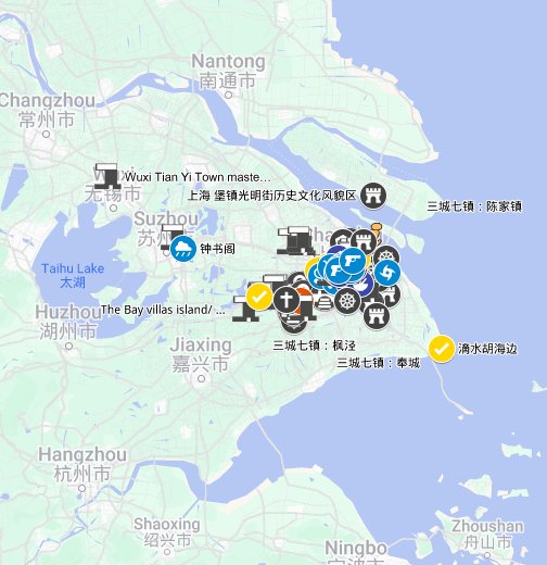 中国上海- Google My Maps