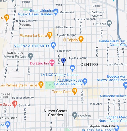 OPTICA EXCEL - Google My Maps