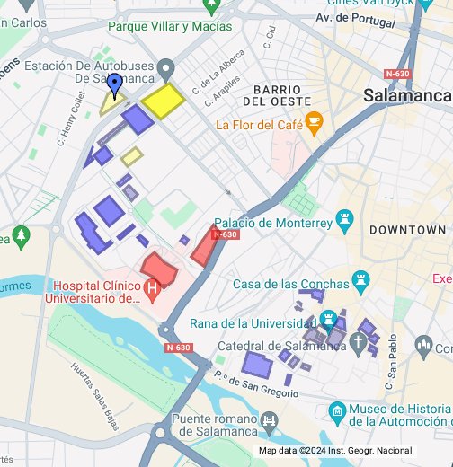 Salamanca Mapa Idea Sala De Estar 5064