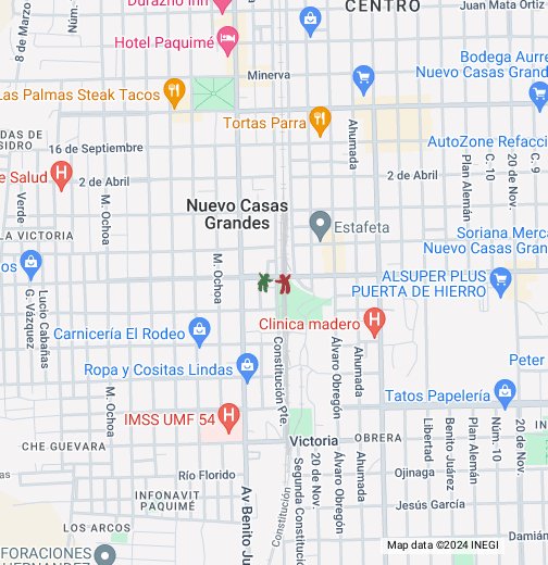 Nuevo Casas Grandes - Google My Maps