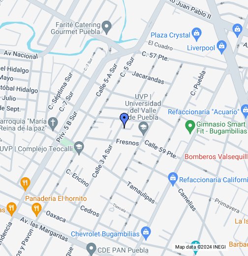 UVP Bachillerato - Google My Maps