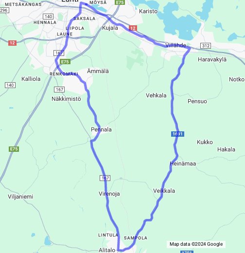 kartta com Villähde Heinämaa Orimattila – Google My Maps