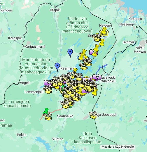inarijärvi kartta Inarijärven kartta – Google My Maps